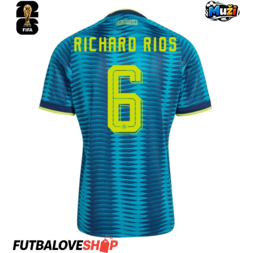 Dres Kolumbia Richard Rios #6 Preč MS 2026 Krátky Rukáv
